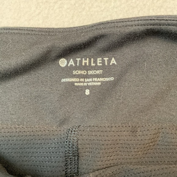 Athleta Black Soho Skort Womens 8 Pockets Activewear Golf Tennis Pickleball - Picture 8 of 13
